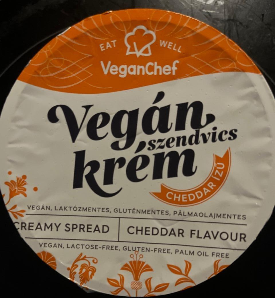 Fotografie - Vegán szendvics krém cheddar ízű VeganChef
