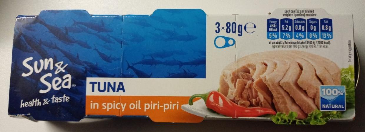 Fotografie - Tuna in spicy oil piri-piri Sun & Sea