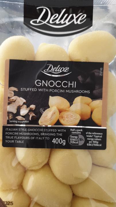 Fotografie - Gnocchi with Porcini Mushrooms Deluxe