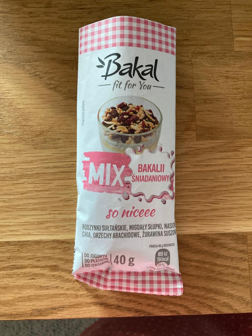 Fotografie - Mix Bakalii sniadaniowy so niceee Bakal fit for you