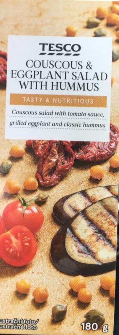 Fotografie - Couscous & Eggplant salad with Hummus Tesco