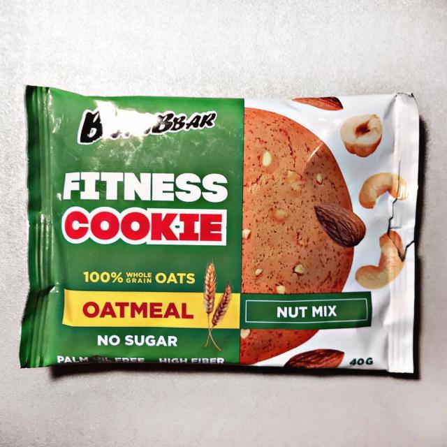 Fotografie - Fitness Cookie Oatmeal Nut mix No sugar Bombbar