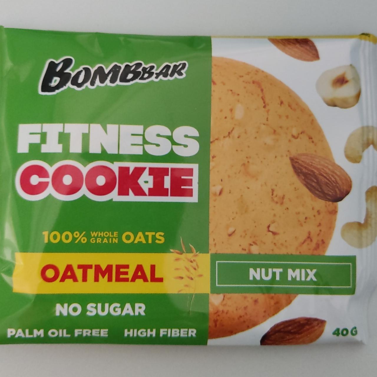 Fotografie - Fitness Cookie Oatmeal Nut mix No sugar Bombbar