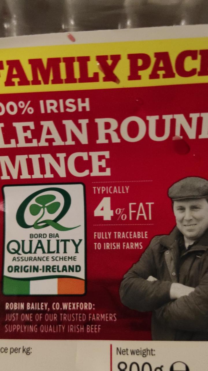 Fotografie - 100% Irish Lean Round Mince