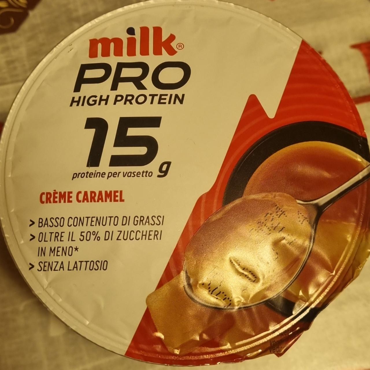 Fotografie - High Protein 15g Crème Caramel Milk Pro