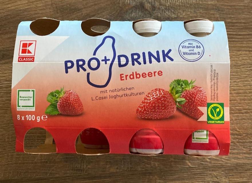 Fotografie - Pro+Drink Erdbeere K-Classic