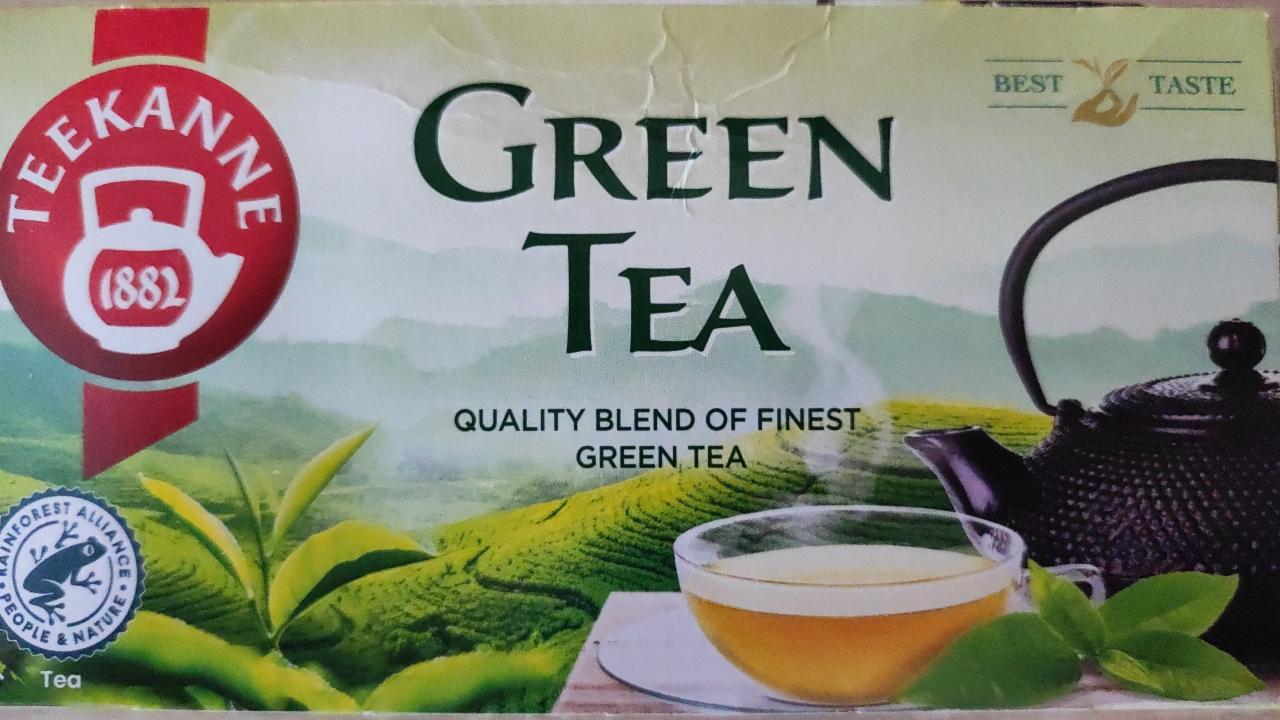 Fotografie - zelený čaj Teekanne bez cukru