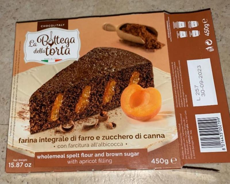 Fotografie - La Bottega della Torta Kakaový koláč s meruňkovou náplní Chocolitaly
