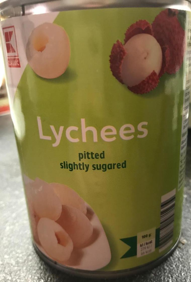 Fotografie - Lychees pitted slightly sugared K-classic