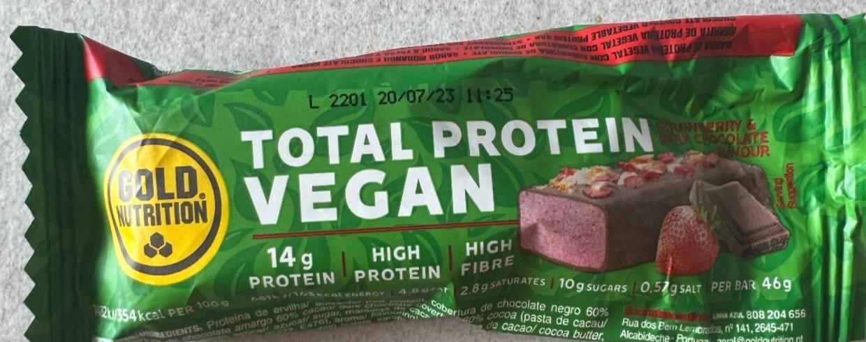 Fotografie - Total protein vegan Gold Nutrition