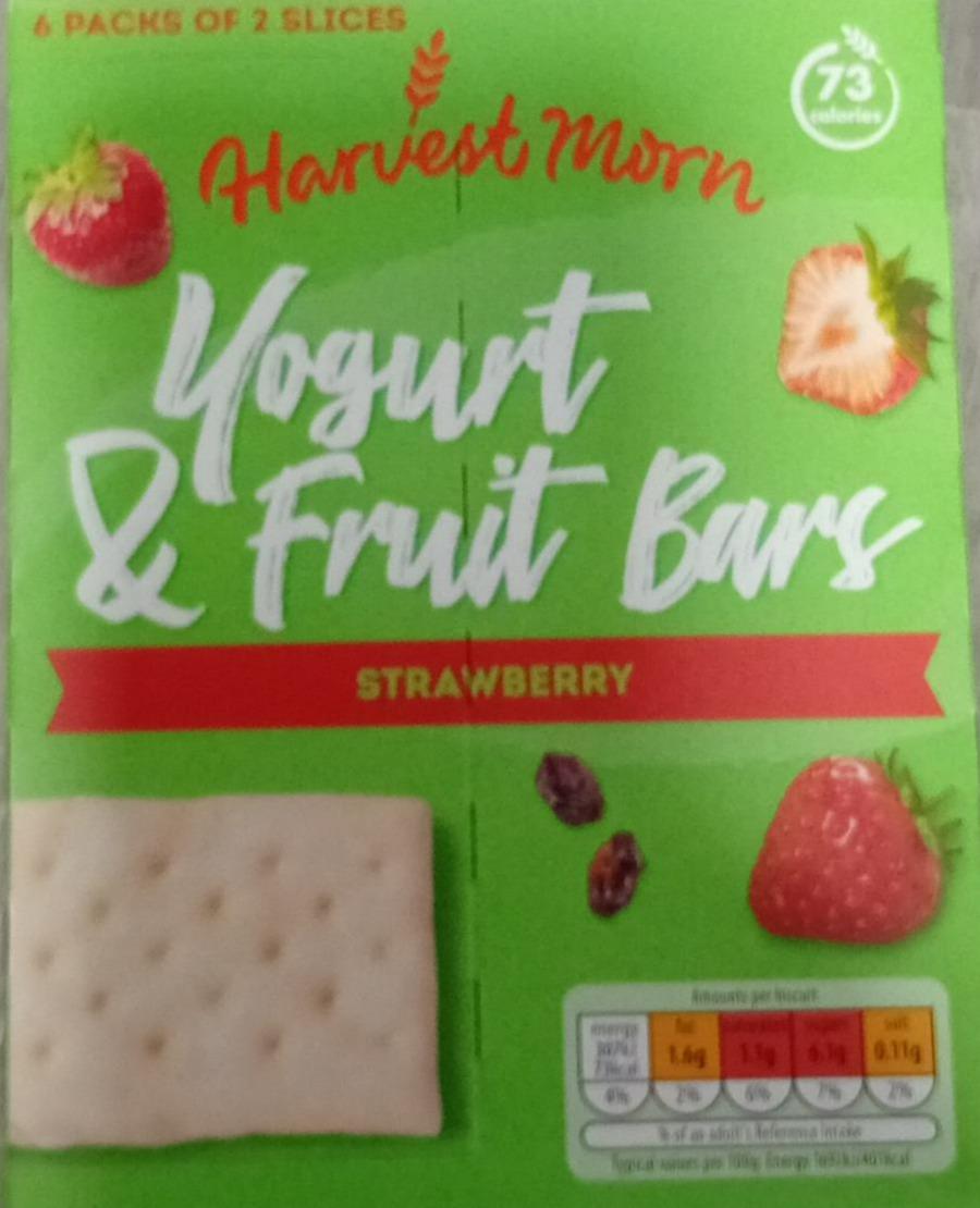 Fotografie - Yogurt & Fruit bars strawberry Harvest Morn