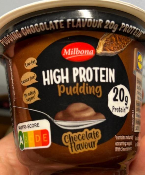 Fotografie - High Protein Pudding Chocolate Flavour Milbona