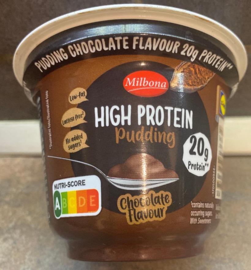 Fotografie - High Protein Pudding Chocolate Flavour Milbona