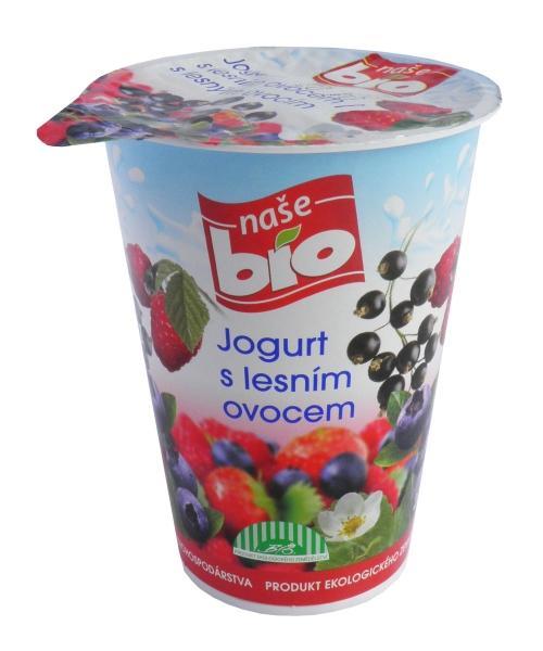 Fotografie - Naše bio jogurt s lesním ovocem