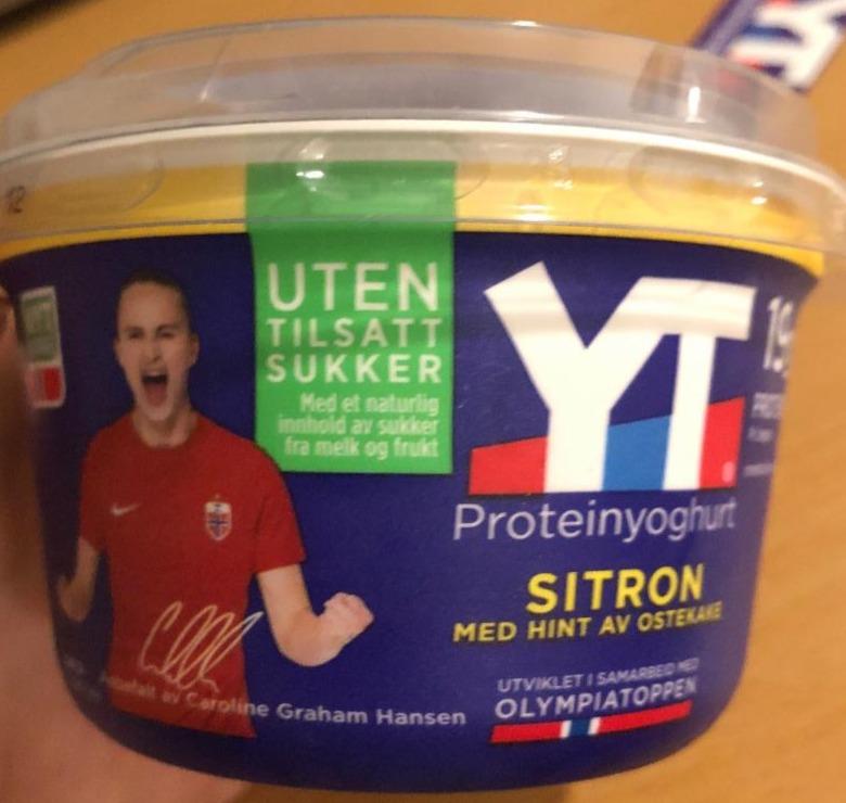 Fotografie - Proteinyoghurt Sitron med hint av ostekake YT