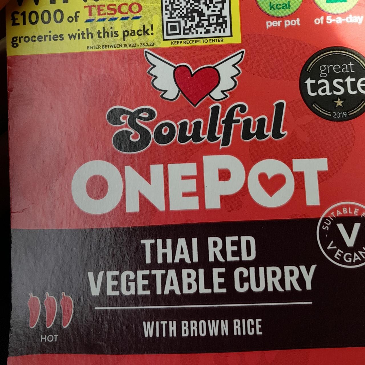 Fotografie - Onepot Thai red vegetable curry with brown rice Soulful