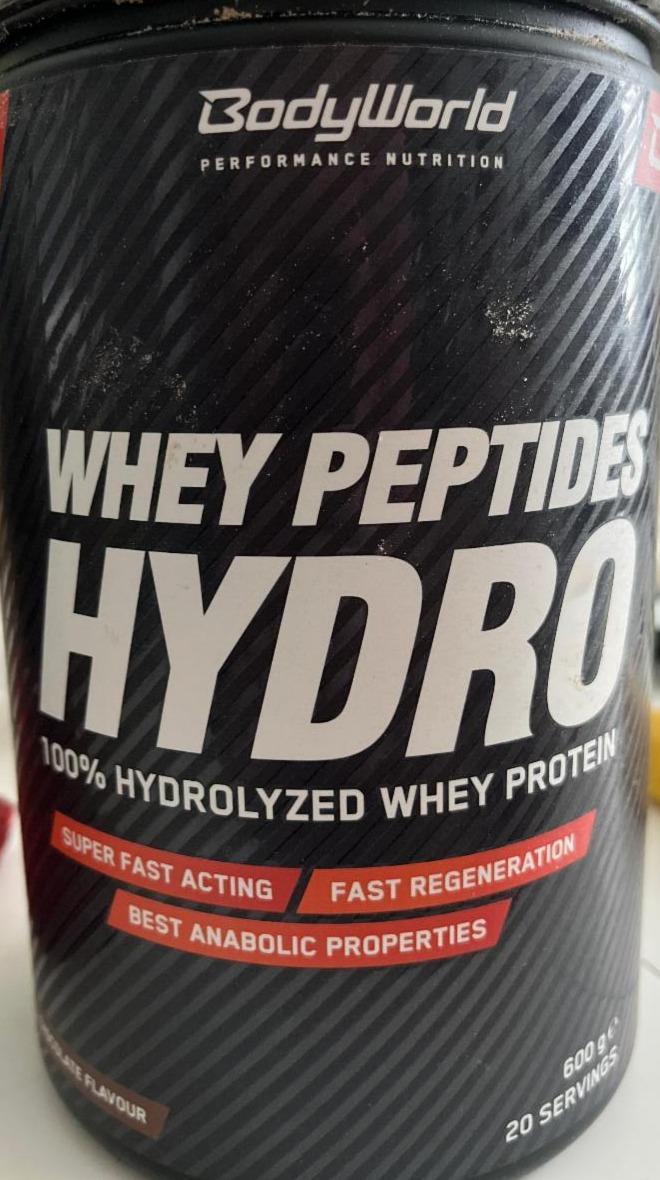 Fotografie - Whey peptides hydro Chocolate flavour Bodyworld