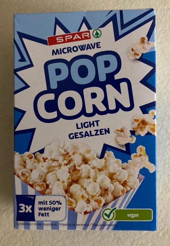 Fotografie - Microwave Popcorn Light gesalzen Spar