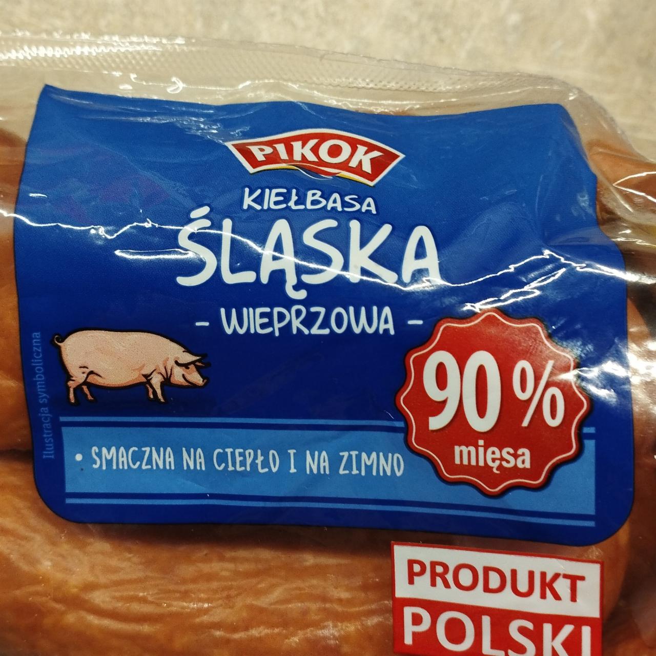 Fotografie - Kiełbasa śląska wieprzowa 90% Pikok