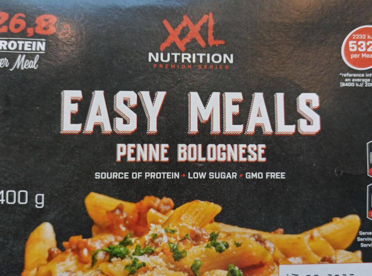 Fotografie - Easy Meals Penne Bolognese XXL Nutrition