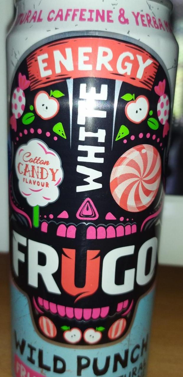 Fotografie - Frugo Wild Punch White Energy Cotton Candy Flavour