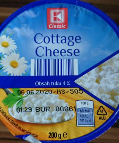 Fotografie - cottage cheese 4% K-Classic
