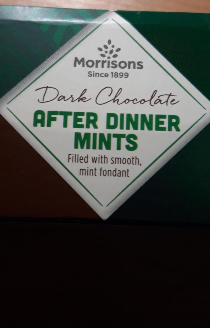 Fotografie - After Dinner Mints Dark Chocolate Morrisons