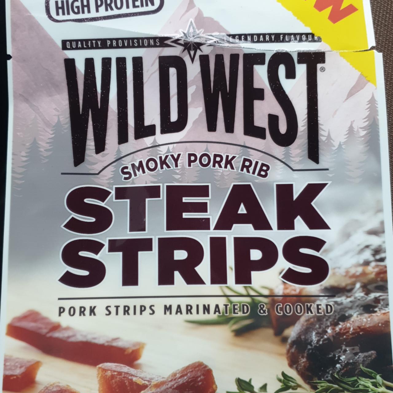 Fotografie - Smoky pork rib steak strips Wild West