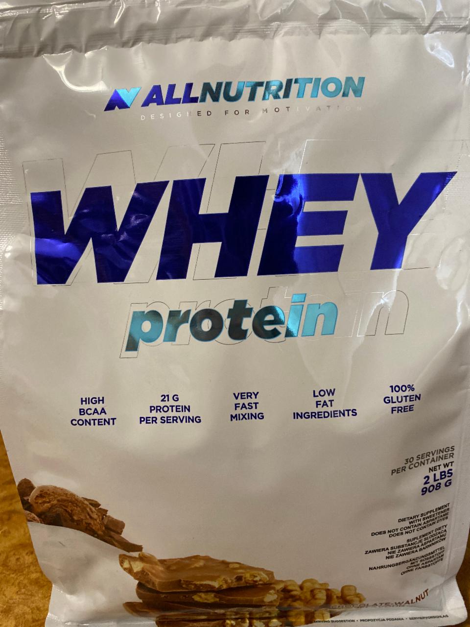 Fotografie - Whey Protein Chocolate Allnutrition