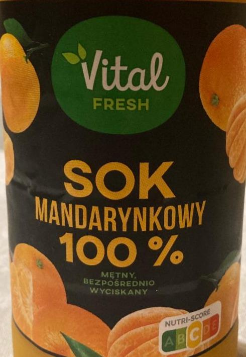 Fotografie - Sok Mandarynkowy 100% Vital fresh