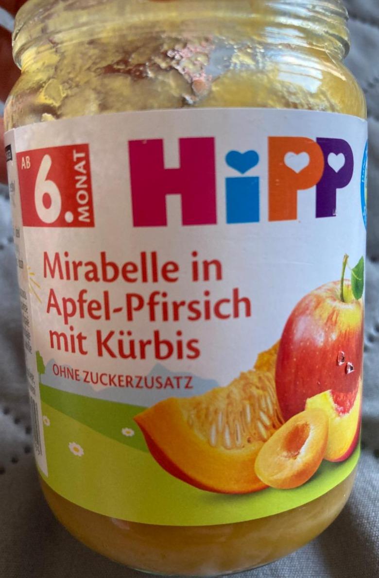 Fotografie - Bio Mirabelle in Apfel-Pfirsich mit Kürbis Hipp