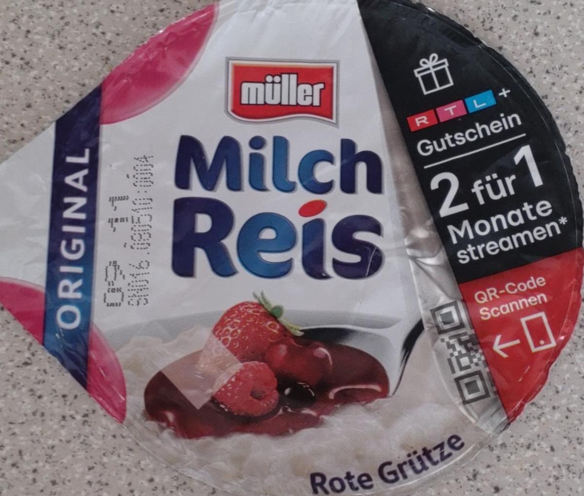 Fotografie - Mulch Reis rote grutze Müller