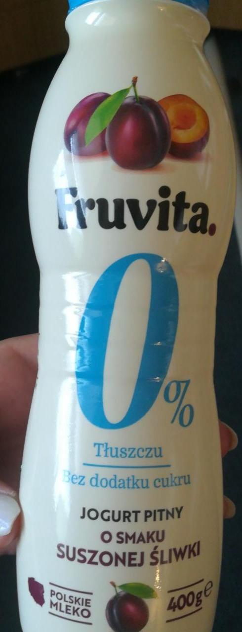Fotografie - Jogurt pitny o smaku suszonej śliwki FruVita