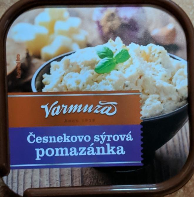 Fotografie - Česnekovo sýrová pomazánka Varmuža