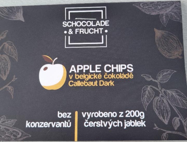 Fotografie - Apple Chips v belgické čokoládě Schocolade & Frucht