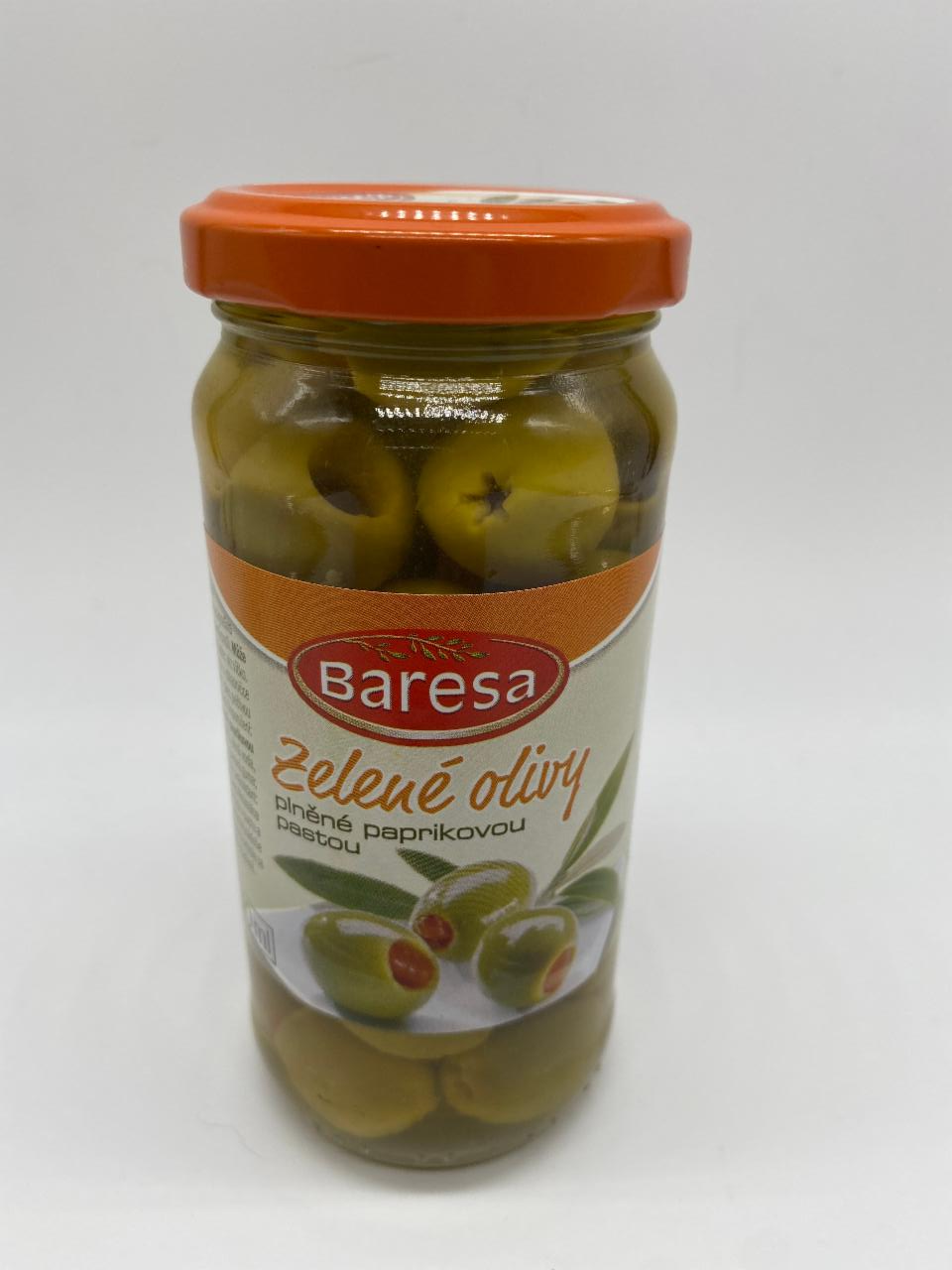 Fotografie - zelené olivy bez pecky Baresa