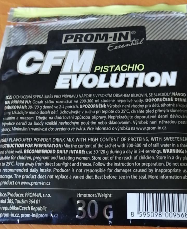 Fotografie - Essential Evolution CFM Protein Pistachio Prom-in