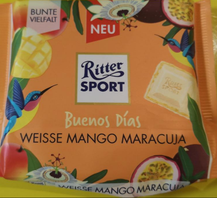 Fotografie - Buenos Días weisse mango maracuja Ritter Sport