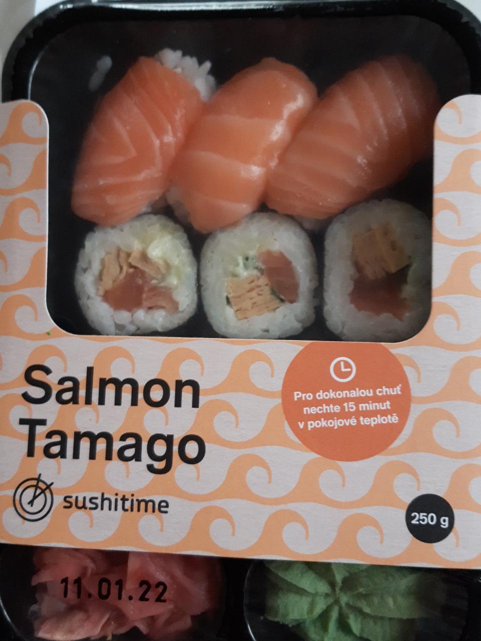 Fotografie - Salmon Tamago Sushi time