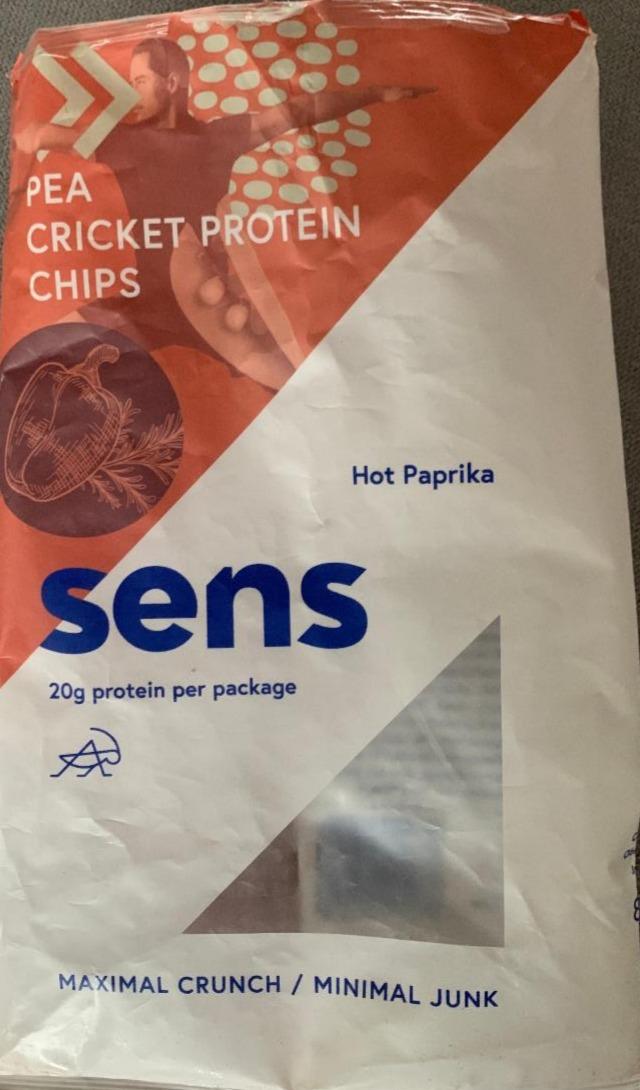 Fotografie - Pea Cricket Protein Chips Hot Paprika Sens