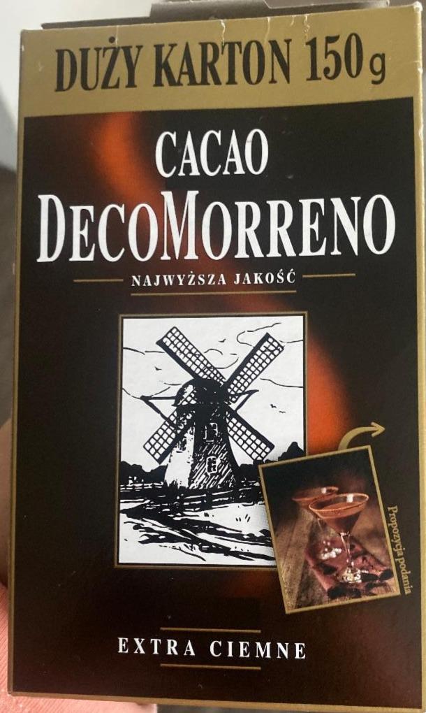 Fotografie - Cacao extra ciemne Decomorreno