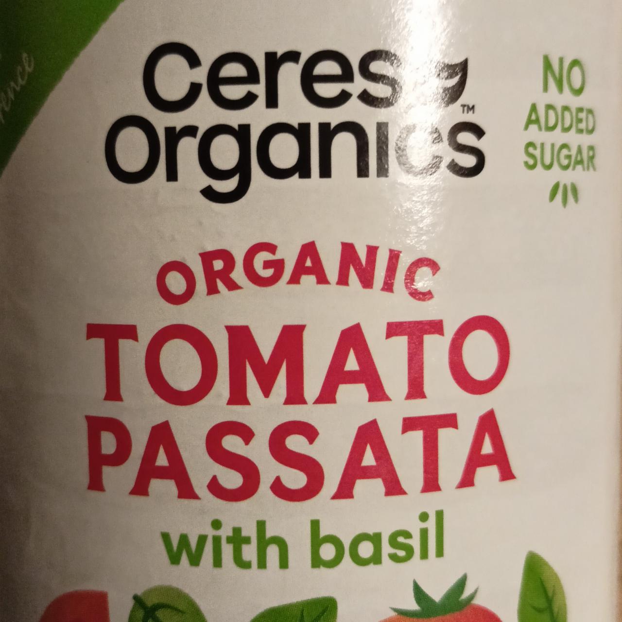 Fotografie - Organic Tomato Passata with basil Ceres Organics