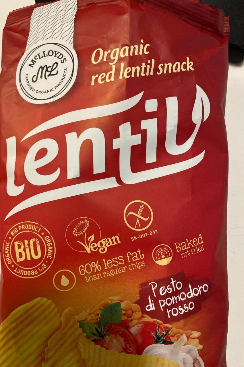 Fotografie - organic red lentil snack Mclloyd’s