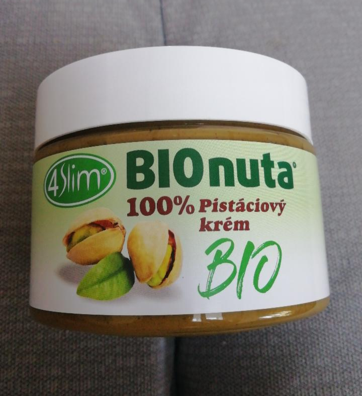 Fotografie - Bio Bionuta 100% pistáciový krém - 4Slim