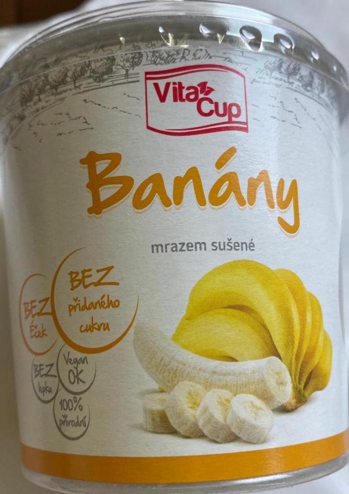 Fotografie - Vita Cup Banány mrazem sušené