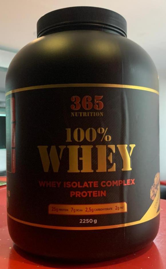 Fotografie - 100% Whey Protein Cookies flavor 365 Nutrition