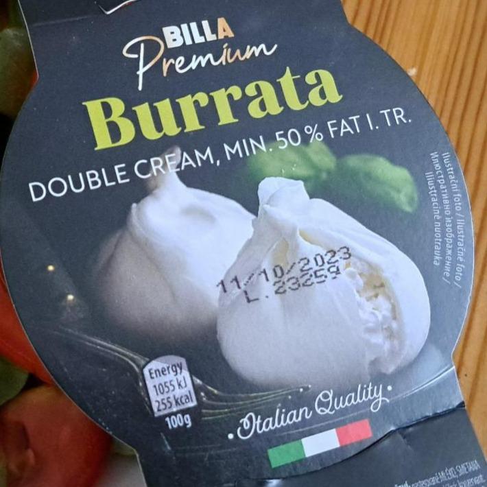 Fotografie - Burrata double cream Billa Premium