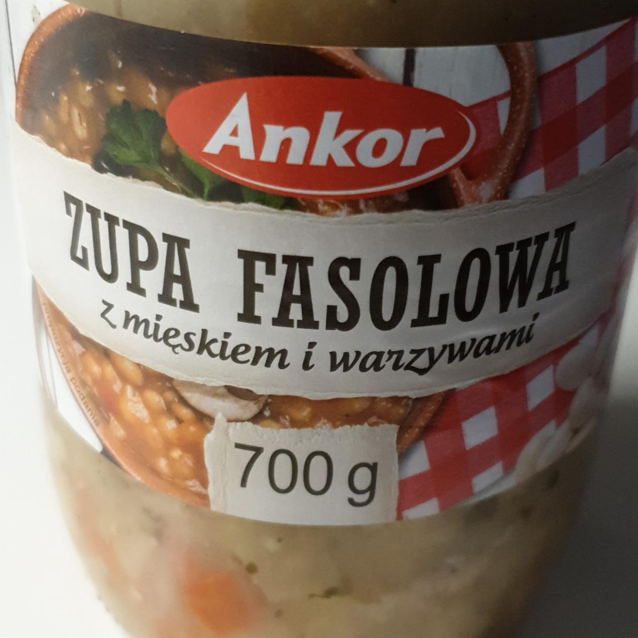 Fotografie - zupa fasolowa z mięskiem i warzywami Ankor