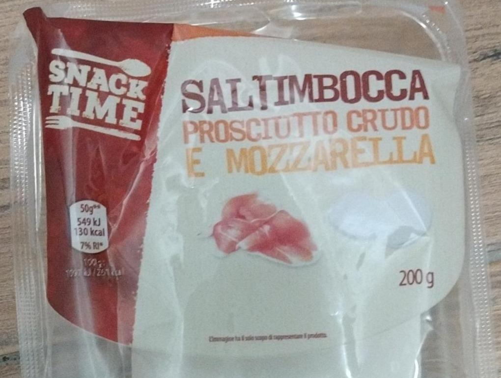 Fotografie - Saltimbocca Prosciutto Crudo e Mozzarella Snack time