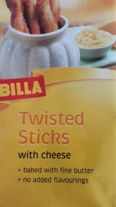 Fotografie - Twisted sticks with cheese - Billa